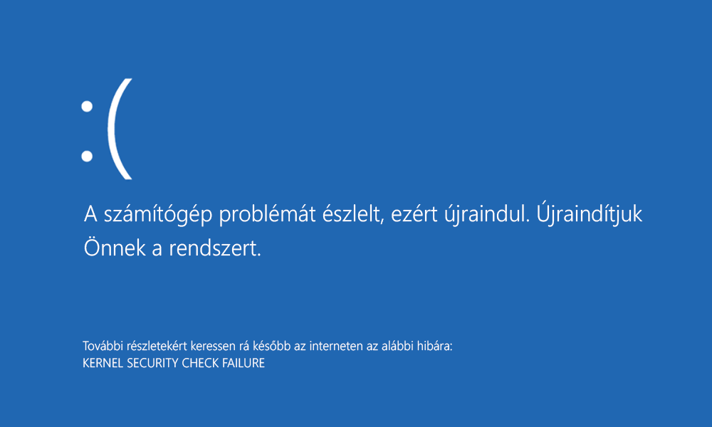 Windows nem indul hiba okok